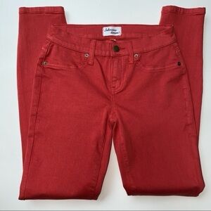 Lakeview Denim Red Skinny Jeans